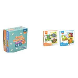 First Puzzles Combo - Dinosaurs & In Water