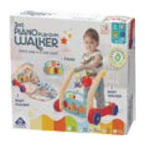 3 in 1 Piano play gym waker
